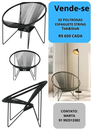 02 POLTRONAS ESPAGUETE STRING (Tok&stok)