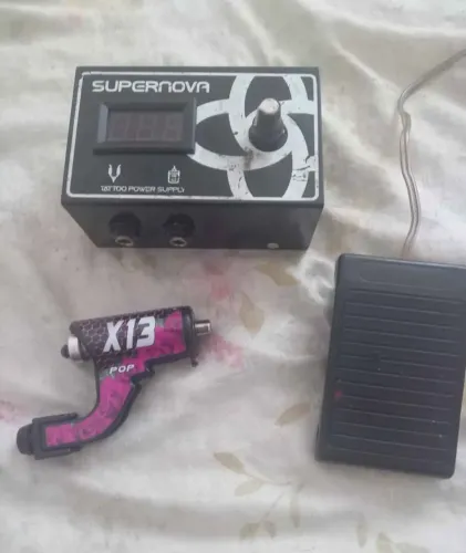 Kit Máquina de tatuagem x13 pop
