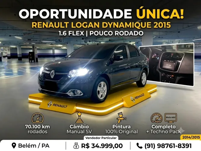 Renault Logan Dynamique Hi-flex 1.6 8V 4P 2015
