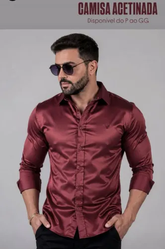 Camisas Acetinada 