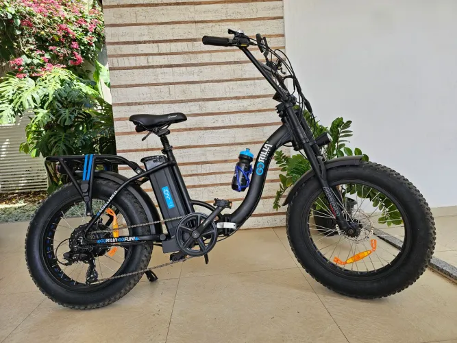 Bicicleta Elétrica Dobrável Gorilla Swell (Seminova - 550km) + Nota Fiscal e Acessórios