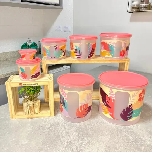 Kit Tupperware Views 7 peças - Novo