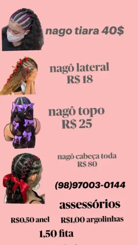 Trança nago, boxbraids