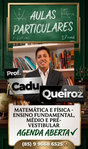 AULAS PARTICULARES-MATEMÁTICA E FÍSICA.
