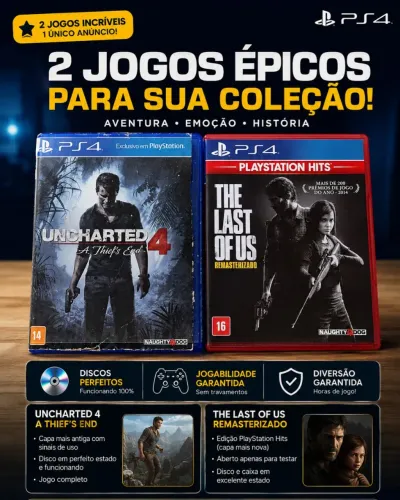 2 jogos de ps4