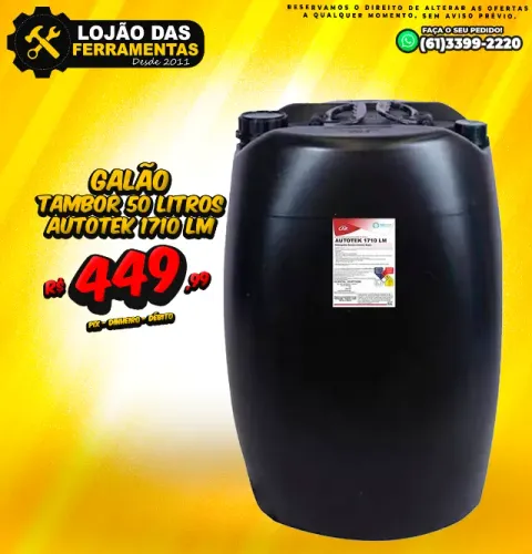 Galão Tambor 50 Litros Autotek 1710 LM