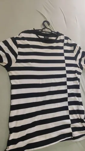 Camiseta Armani Exchange (A|X) Listrada Original - Tamanho M