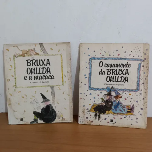 Nostalgia Rara 2 Livros Bruxa Onilda TV Cultura Vintage