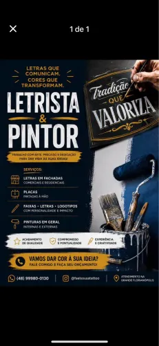 Pintor e letrista