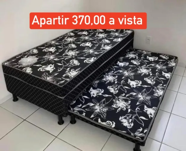 Cama box com auxiliar da fábrica