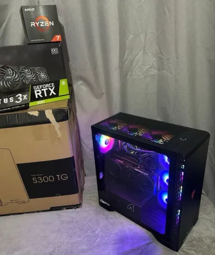 Pc gamer Ryzen 7, 32gb e rx6900xt novo na garantia 