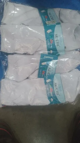 Pacote 12 pares Meias Escolares Cano Longo Infantil