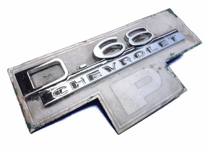 Emblema Caminhão Chevrolet D-68 Perkins Original Usado