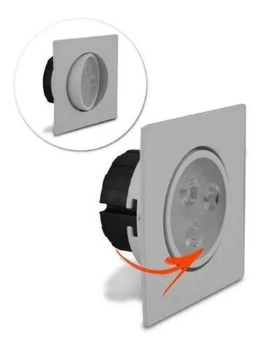 Kit 20 Spot LED 3w 9cm 3000k BQ ou 6000k BF