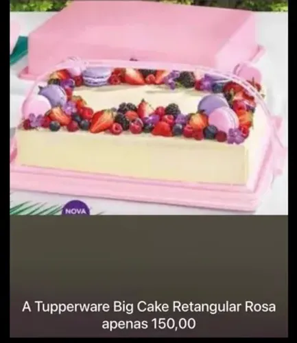 Boleira da Tuppereware apenas 150,00