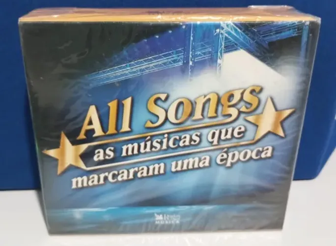 cd box all songs - as músicas que marcaram uma época - 5 cds