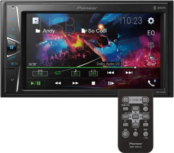  Central multimidia Pioneer 2din DMH G225BT Dvd automotivo 1 ano de garantia Entregamos