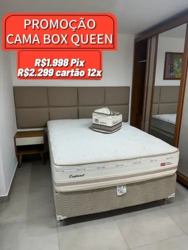 Box queen de 158x198x33cm Nova