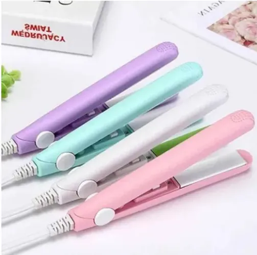 Mini Chapinha Prancha para Cabelo Portátil Alisa e Modela Cachos z077