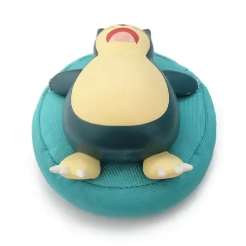 Pokemon miniatura Snorlax dormindo na caminha Action figure 8Cm
