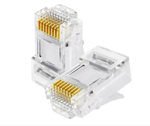 Conector RJ45 cat5e pacote 10 unidades 
