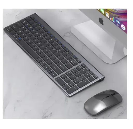 Kit Teclado E Mouse Sem Fio 2.4g com Baterias Recarregável TE-150