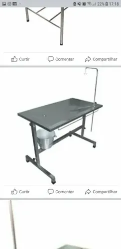 Mesa de atendimento Veterinário