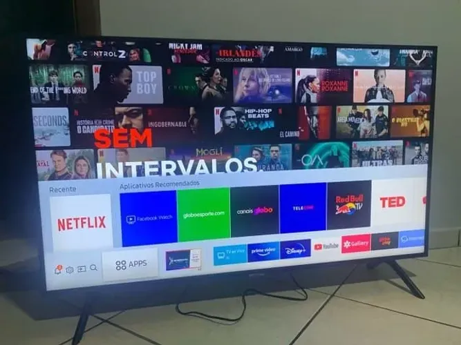 Tv smart Samsung Crystal 50 polegadas 4k ultra 3 em 1