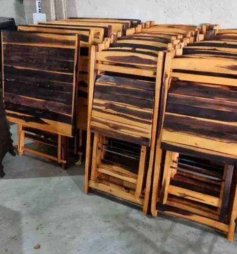 Conjunto dobrável Invernizado