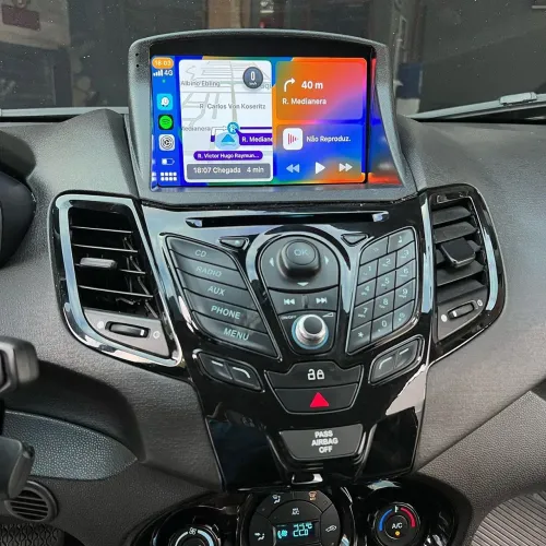 Multimídia 9 polegadas Android new fiesta 