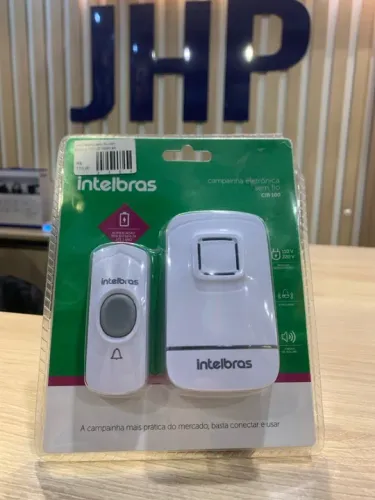 Campainha sem fio com bateria CIB 100 Intelbras - Novo -Loja Física - Curitiba