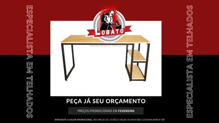 Escrivaninha escritório - móveis escritório - móvel notebook - mesa computador