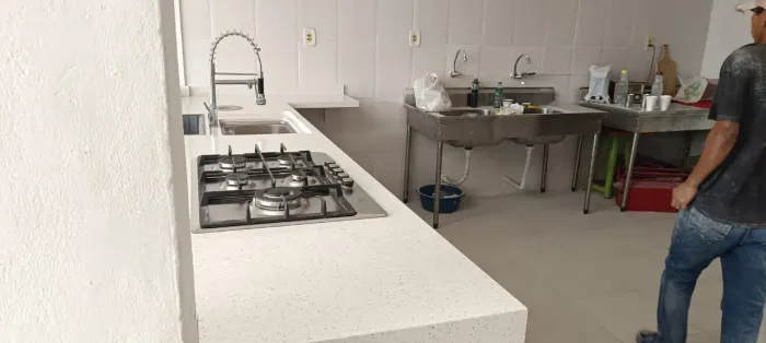 Pias de mármore e granito balcão bancada escada peitoril nichos Fazemos por medida faem