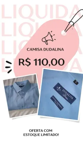 Camisa Dudalina Sport Azul
