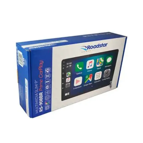 Central Multimídia MP5 RS908BR Prime Carplay 9 Polegadas Roadstar