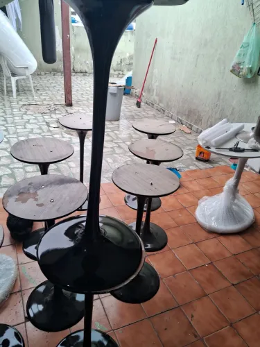 Bases de mesa lateral apoio para tampos de até 70 cm