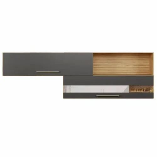 Armario Aereo Carmenere com Nicho, 100% MDF - Rio Doce