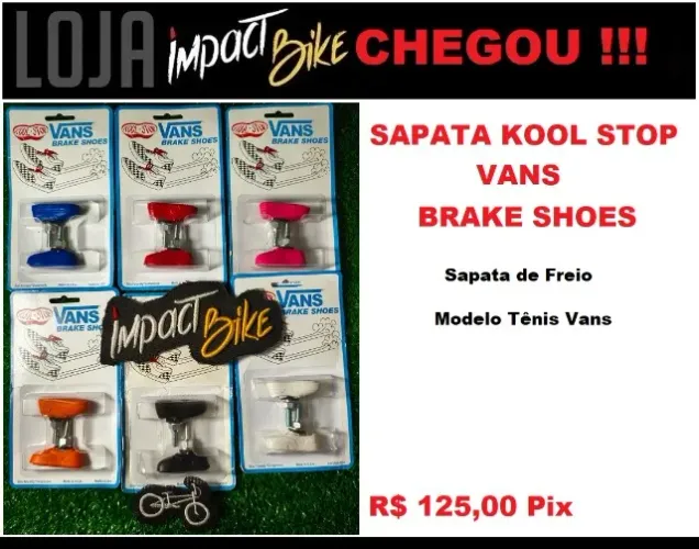 Bicicleta - CLÁSSICAS SAPATA DE FREIO KOOL-STOP VANS  - MODELO TÊNIS DA VANS