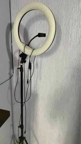 Ring Light Profissional com Tripé - Iluminação Perfeita!