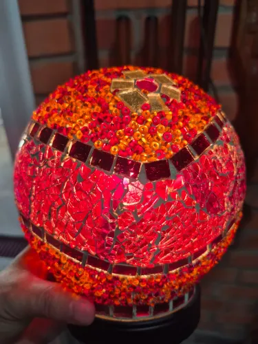 Luminária de Mosaico Turco