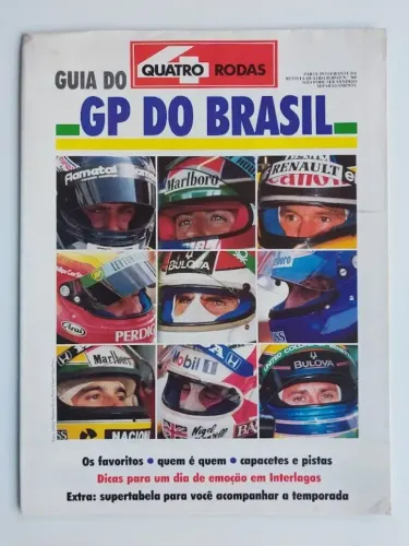 Guia Fórmula 1 1991 - Senna, Berger, Mansell, Quatro Rodas
