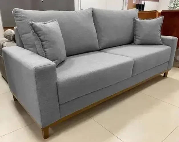 Sofa Living Grécia com 2,12m de Largura- Entrega Rápida