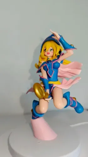 Action figure Dark Magician Girl - Feiticeira negra - Coleção Yu-Gi-Oh