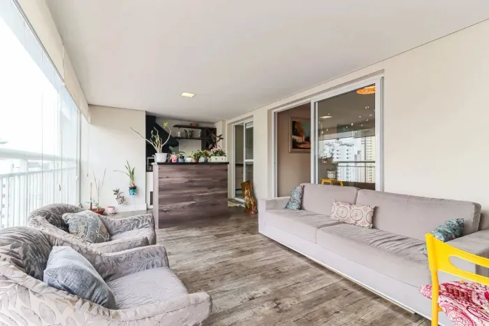 Apartamento 146m² 3 suítes Varanda Gourmet Quartier Vila Mascote