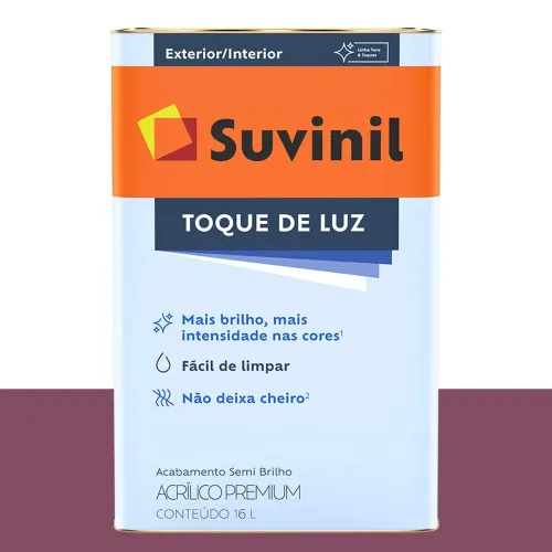 Tinta Acrílica Semi Brilho Suvinil Açaí 16 L