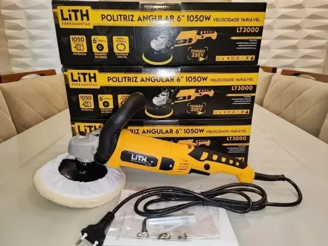 Politriz Angular Velocidade Variável 6 Pol. 1050W - Novo