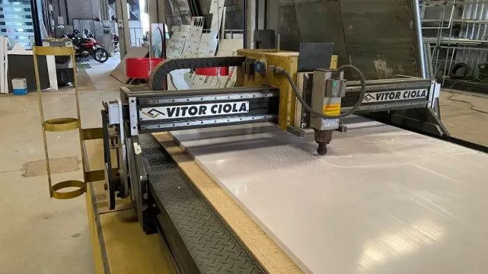 CNC Router Vitor Ciola 2513, em perfeito estado de funcionamento.