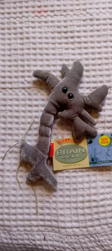 Pelúcia Giant Microbes neurônio para aula de biologia