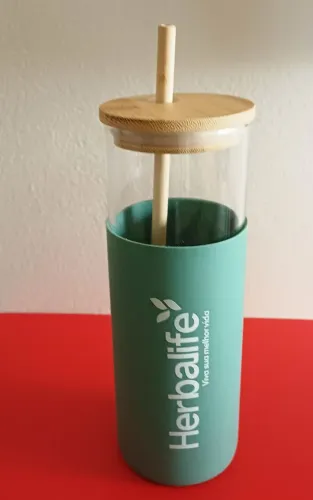 Copo de vidro, ou Herbalife Tumbler Glass
