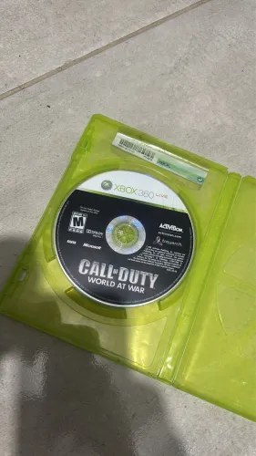 Jogo original Call of Duty World at war Xbox 360